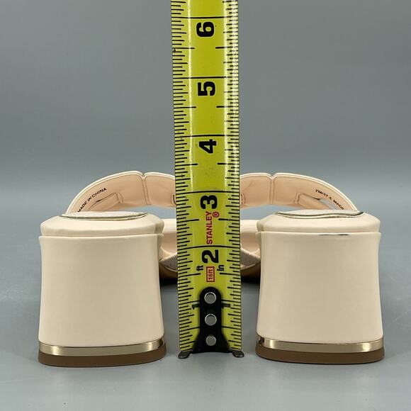 NEW Kenneth Cole Women’s Harper Open Toe Sandals Beige Size 7M - Picture 4 of 10